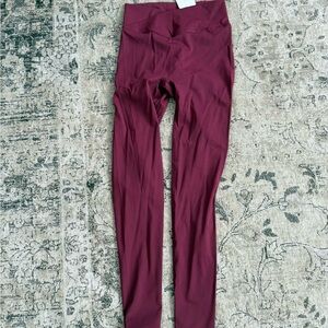 Muse Burgundy Leggings